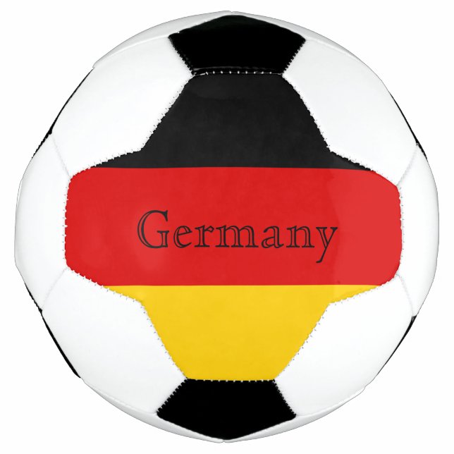 Fußball-Ball der deutschen Flagge Fußball (Vorderseite)