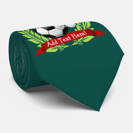 Fußball-Ball, der ein Krawatte