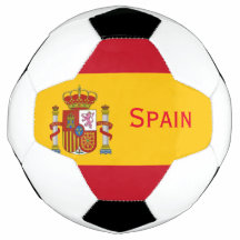 Fußball-Ball der spanischen Flagge