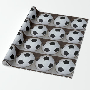Fußball-Ball-Foto Geschenkpapier