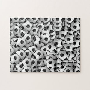 Fußball-Ball-Foto-Puzzlespiel Puzzle