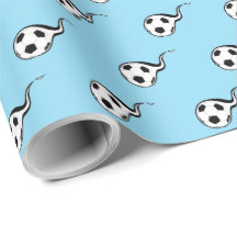 Fußball Ball Geschenkpapier Wrap Sportbote