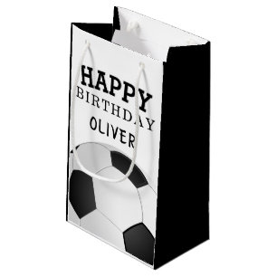 Fußball Ball Happy Geburtstag Kinder Name Kleine Geschenktüte