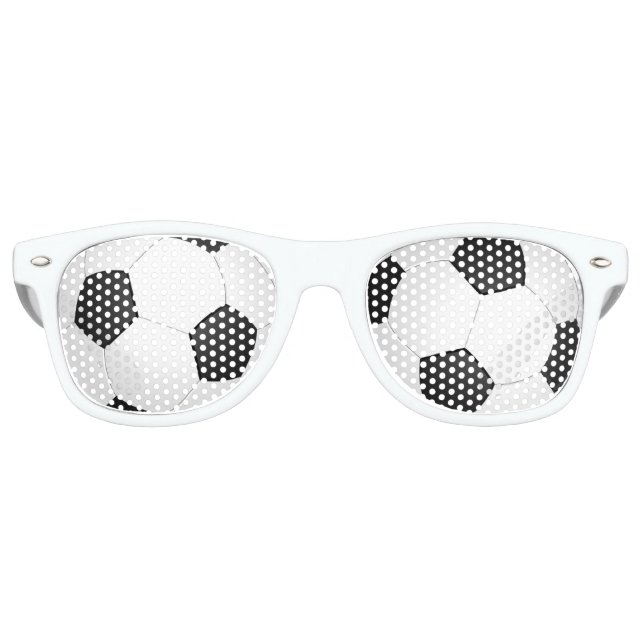 Fußball Ball Illustration Sonnenbrille (Vorderseite)