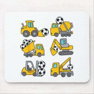 Fußball-Ball Kids Fußball Bauskubinen Mousepad