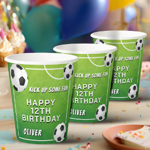 Fußball-Ball-Kindergeburtstag Pappbecher