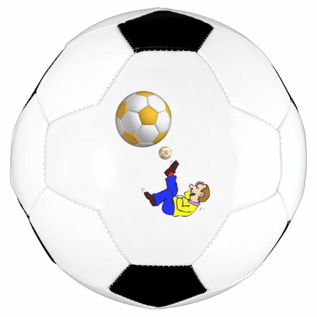 Fußball-Ball Man Kicking Ball (Vorderseite)