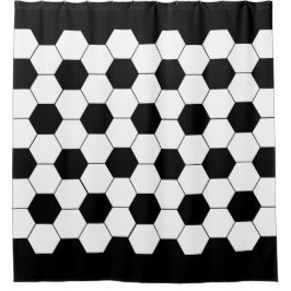 Fußball-Ball-Muster Duschvorhang