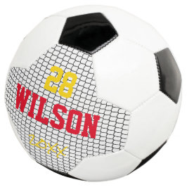 Fußball-Ball-Net-Player-Nummer Name Jahr Sport Fußball