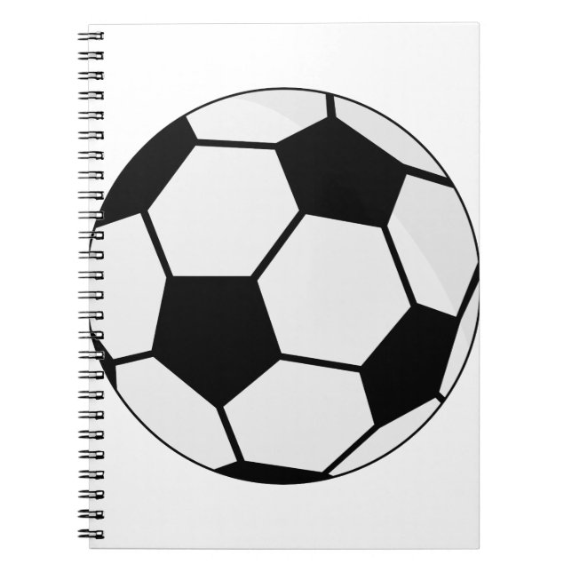Fußball-Ball Notizblock (Vorderseite)