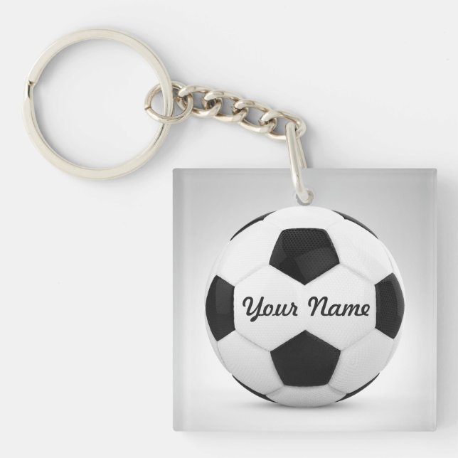 Fußball-Ball personalisiert für Schlüsselanhänger (Vorderseite)