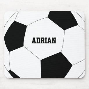 Fußball-Ball Personalisiert Mousepad
