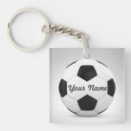 Fußball-Ball-personalisierte Geschenk-Ideen Schlüsselanhänger