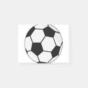 Fußball-Ball Post-it Klebezettel