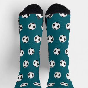 Fußball Ball schien glücklich bunt Socken