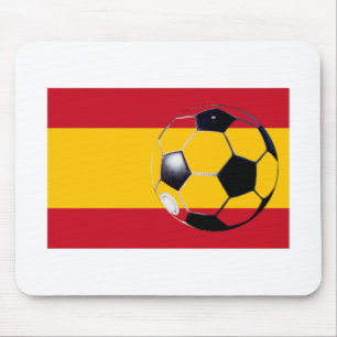 Fußball-Ball Spanien Flag2 Das MUSEUM Zazzle Gesch Mousepad