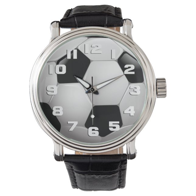 Fußball Ball Sportsman Armbanduhr (Vorderseite)