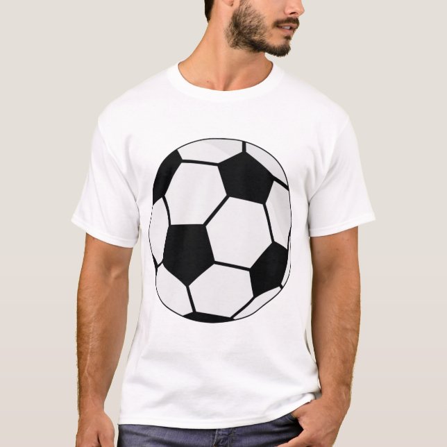 Fußball-Ball T-Shirt (Vorderseite)