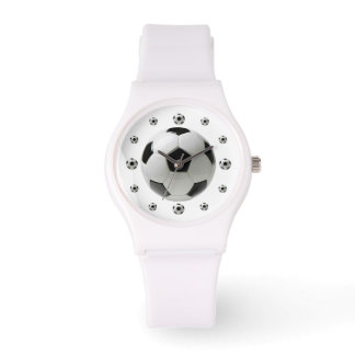Fußball-Ball White Sporty Watch Armbanduhr
