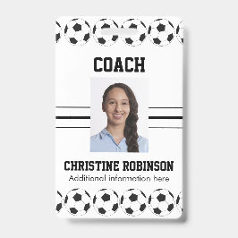 Fußball-Bälle trainieren Abzeichen Ausweis