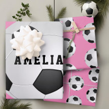 Fußball Balls Kinder Name Rosa Geburtstag