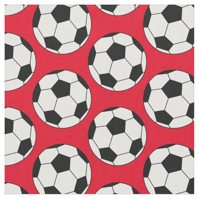 Fußball-Balls Sport Rot Stoff (Nahaufnahme)