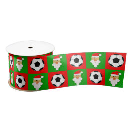 Fußball-Balls & Weihnachtsfeier Niedliches Weihnac Satinband