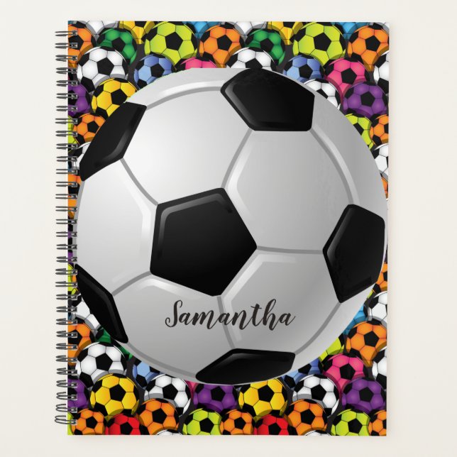 Fußball-Balls Wochen-/Monatsplaner Planer (Vorderseite)