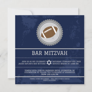 Fußball Bar Mizwa Einladung Sportthema