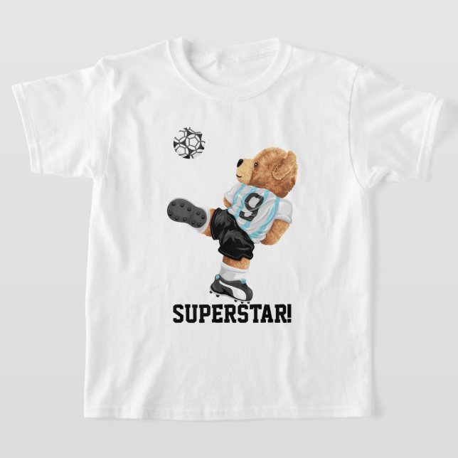 Fußball-Bär T-Shirt (Ablage )