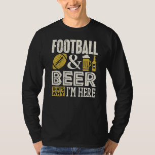 Fußball-Bär Warum ich hier bin Männer T-Shirt