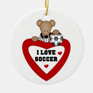Fußball-Bärn-T - Shirts und Geschenke Keramikornament