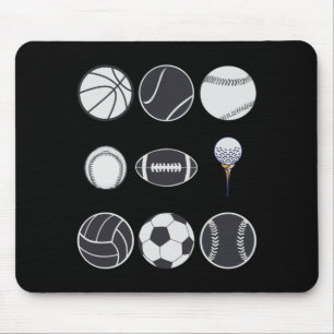 Fußball Baseball Soccer Volleyball Basketball Mousepad