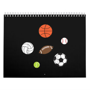 Fußball Basketball Baseball Sportfans Kalender
