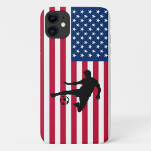 "Fußball-Batter" und "American Flag Otter" Case-Mate iPhone Hülle
