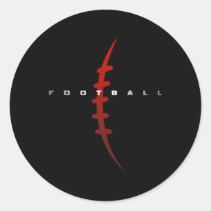 Fußball-Bekleidung - Fußball 2 Runder Aufkleber