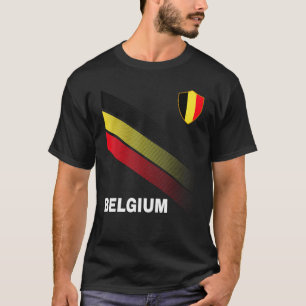 Fußball - Belgien - Fahne für Fußball - Männer Fra T-Shirt