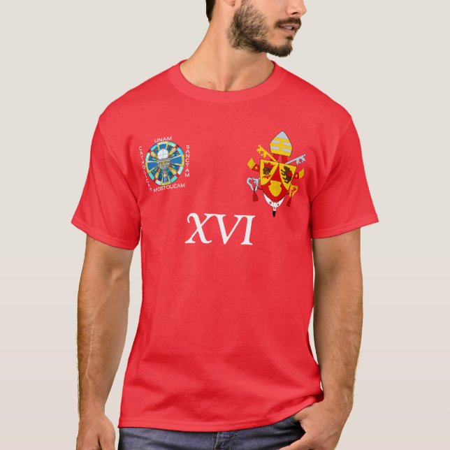 Fußball Benedict XVI Jersey T-Shirt (Vorderseite)