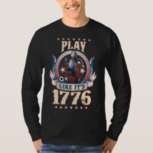 Fußball Benjamin Franklin 4. Juli Frauen Männer si T-Shirt