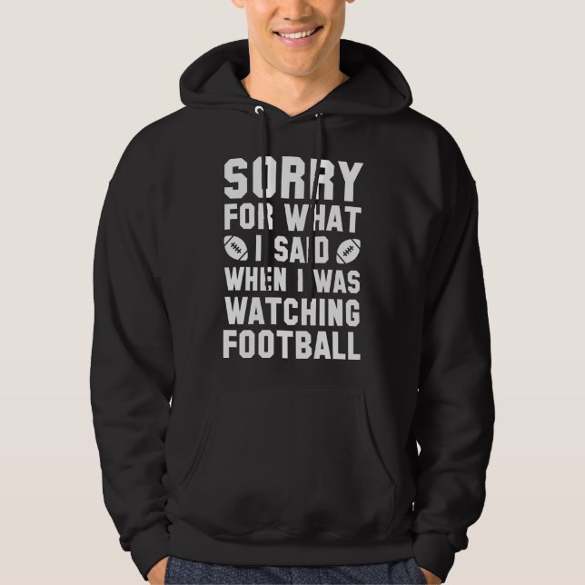 Fußball beobachten hoodie (Vorderseite)