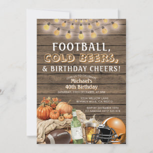Fußball-Biere Erwachsene Männchen Geburtstag Adult Einladung
