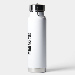Fußball-Biest Hübsches Gesicht Vintage-Typografie- Trinkflasche