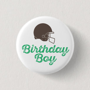 Fußball Birthday Boy Button