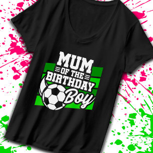 Fußball Birthday Mum - Boys Soccer Birthday T-Shirt