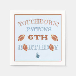 Fußball-BIrthday Party Serviette