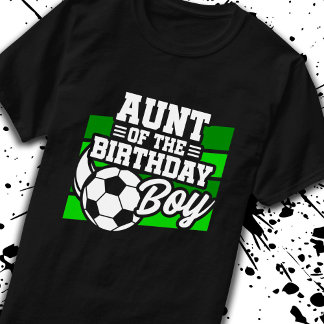 Fußball-Birthday Tante - Boys Soccer Geburtstag T-Shirt