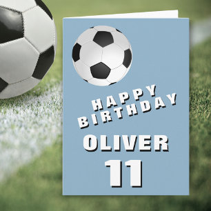 Fußball Blau Alles Gute zum Geburtstag Karte
