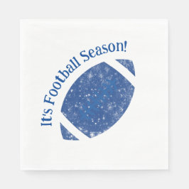 Fußball Blau und Weiß Napkin Serviette