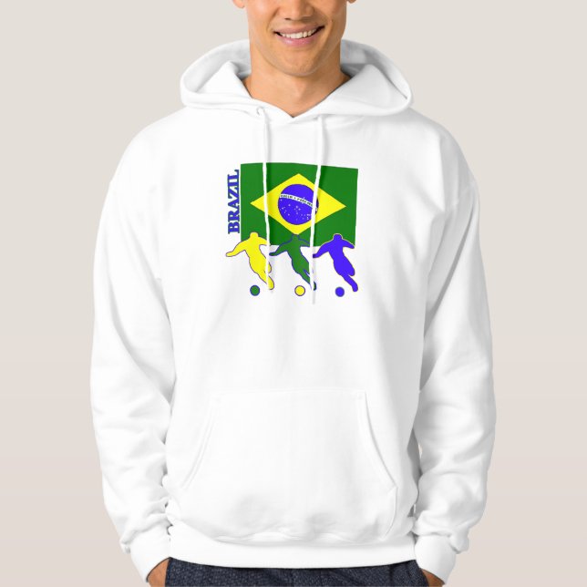 Fußball Brasilien Hoodie (Vorderseite)