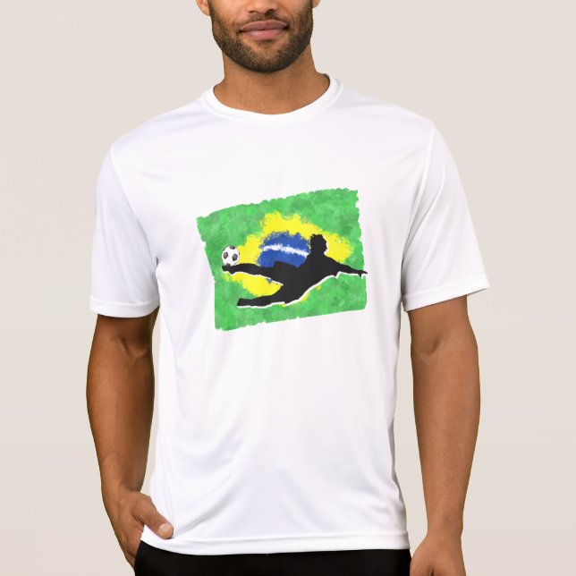 Fußball-Brasilien T-Shirt (Vorderseite)